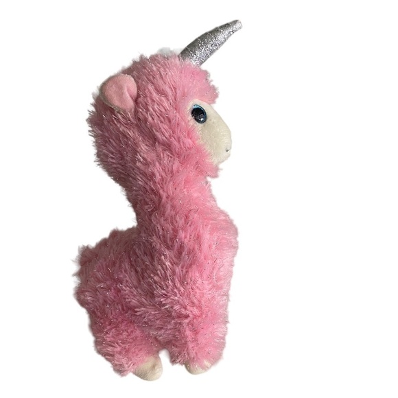 TY Beanie Baby Plush Stuffed Animal LANA the Pink Sparkly Llama Llamacorn NWT - Picture 4 of 13
